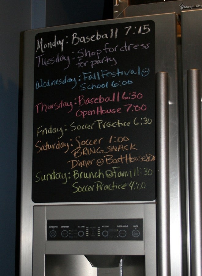 ملصق سبورة للثلاجة أو ملصق سبورة للخزانة - Image 1